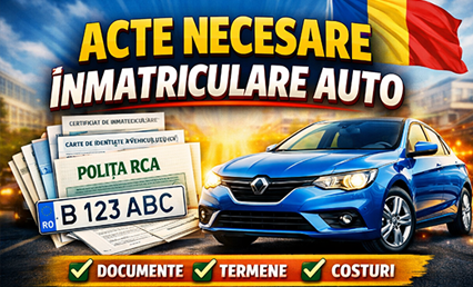 Acte necesare înmatriculare auto