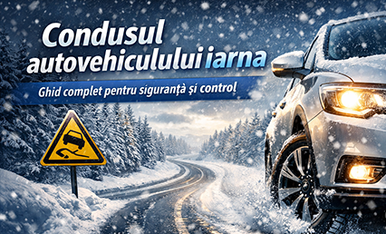 Condusul autovehiculului iarna – ghid complet pentru siguranță și control